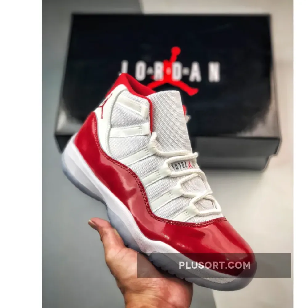 Air Jordan 11 Cherry White/Varsity Red-Black  CT8012-116