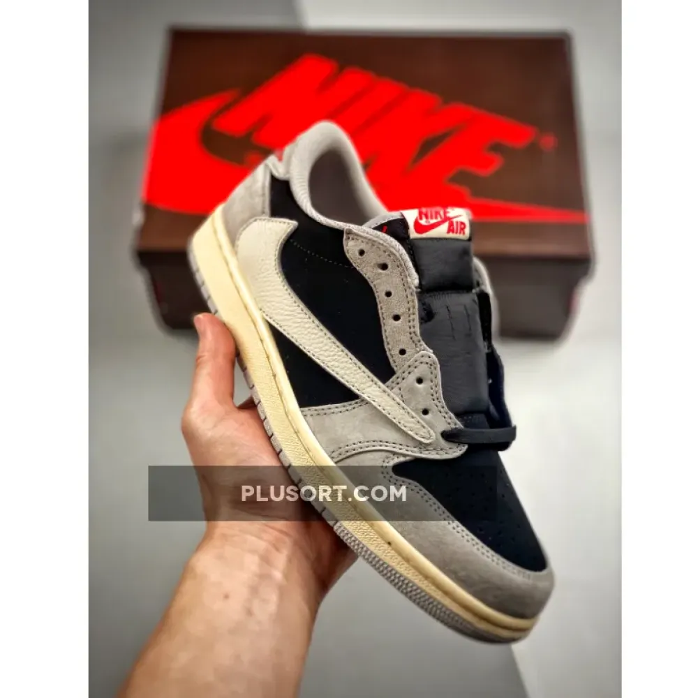 Travis Scott x Air Jordan 1 Low OG SP Grey/Black/Cream
