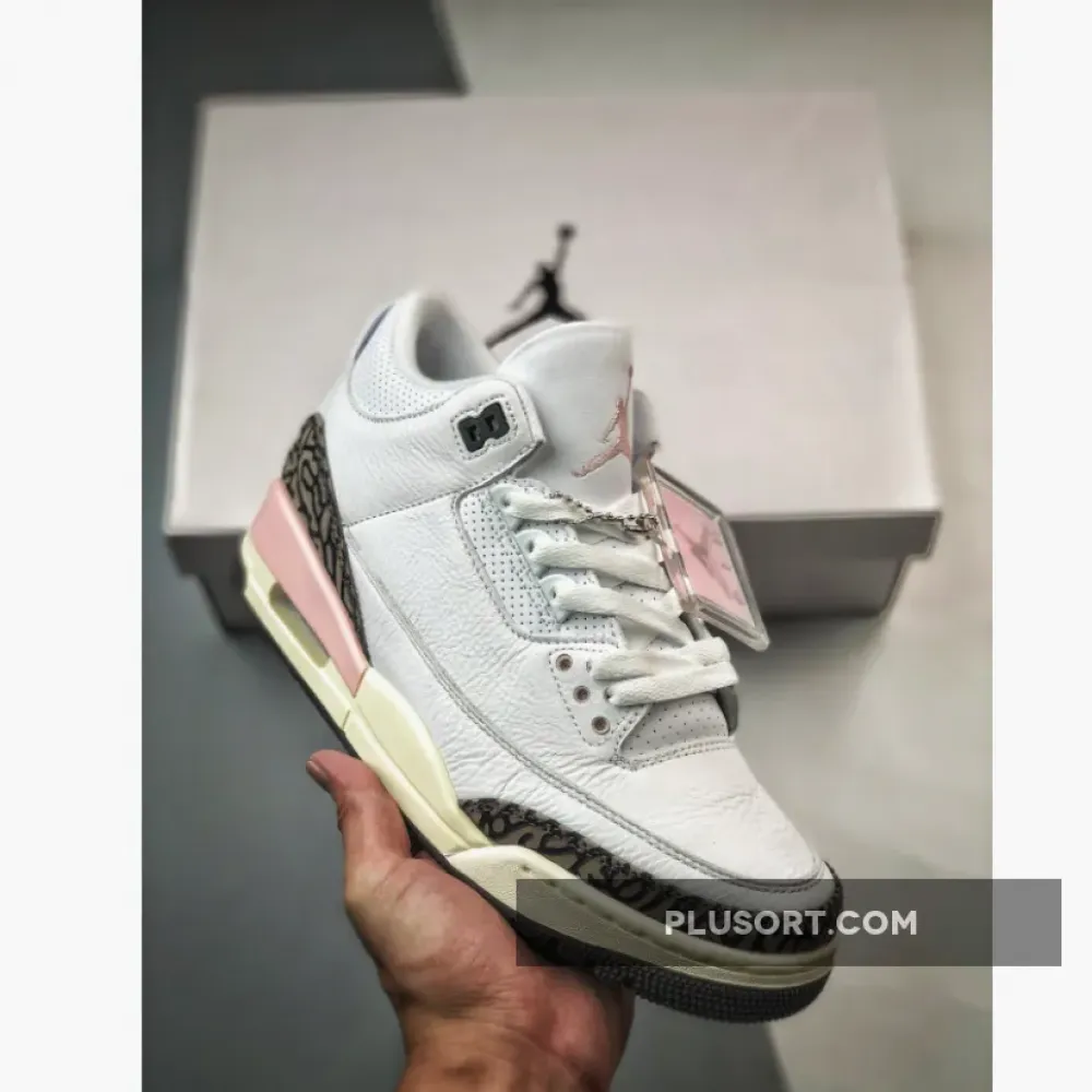 Air Jordan 3 “Neapolitan” White/Dark Mocha-Atmosphere CK9246-102