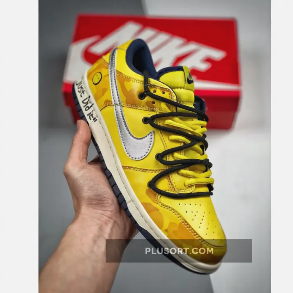 Nike Dunk Low Retro Yellow Navy 1680503695