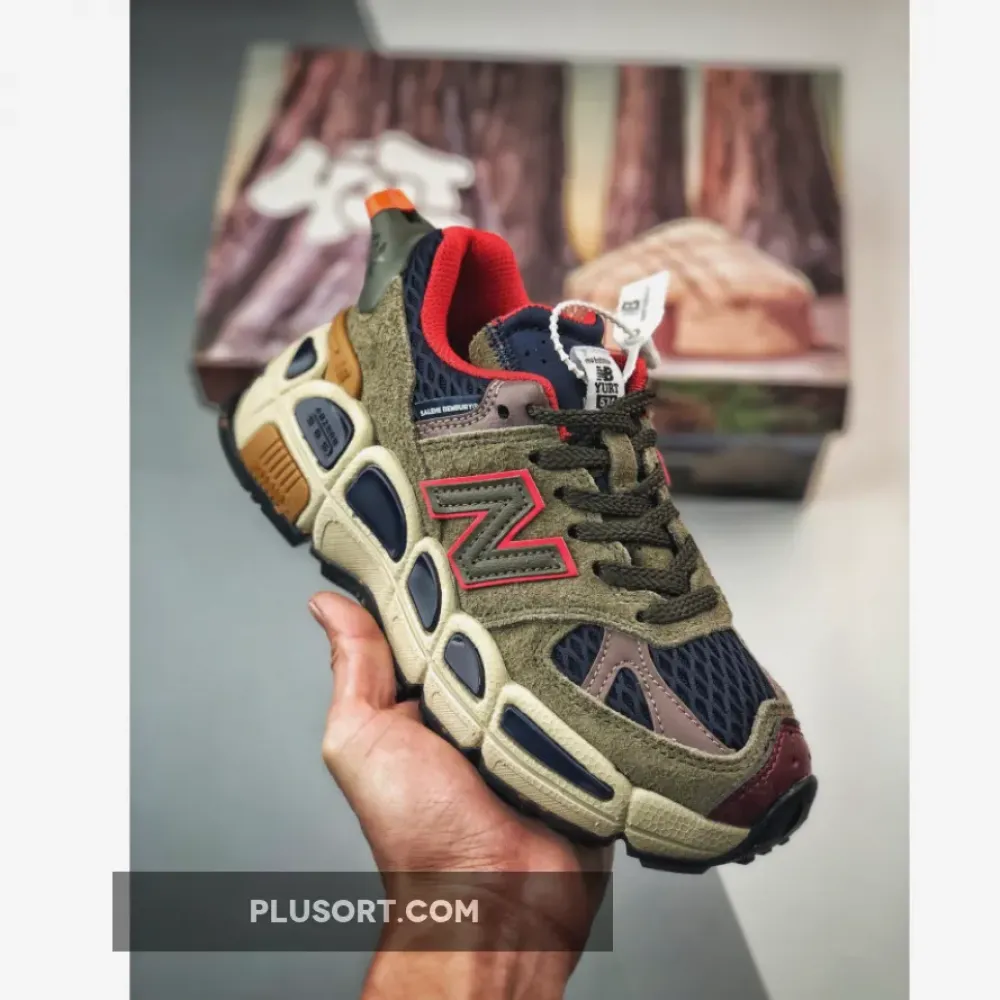 Salehe Bembury x New Balance 574 “Yurt” Team Forest Green/Burgundy MS574YSB