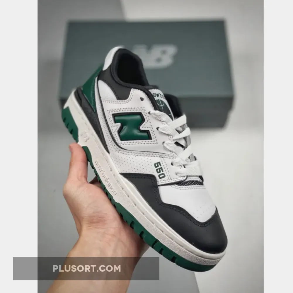 New Balance 550 White Green Black BB550LE1