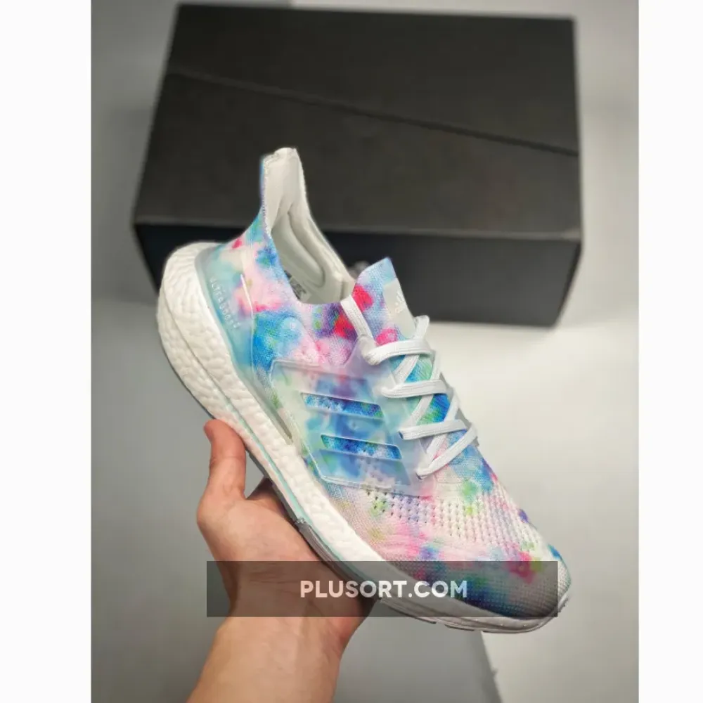 adidas Ultra Boost 2021 “Tie-Dye” White Mint Tone  GZ7104