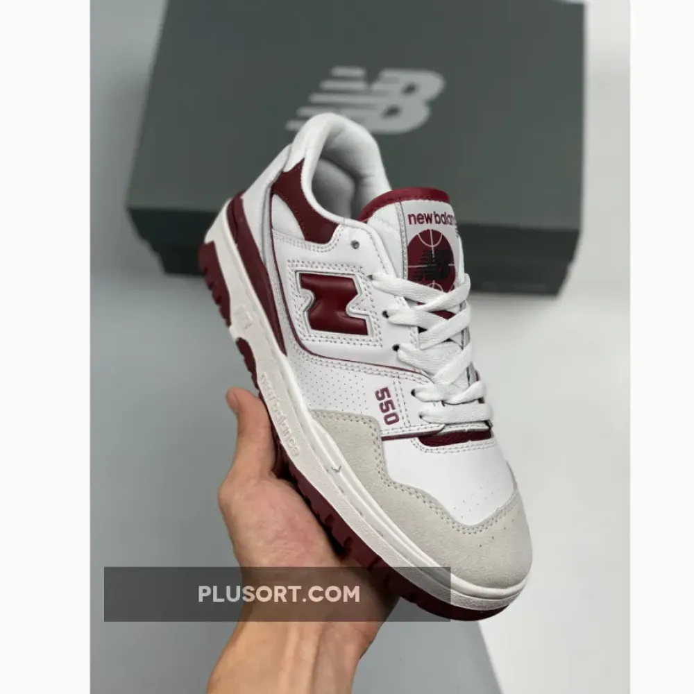 New Balance 550 Sea Salt/Burgundy BB550LI1
