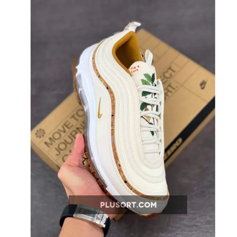 Nike Air Max 97 “Cork” Coconut Milk/Volt  DC4012-100