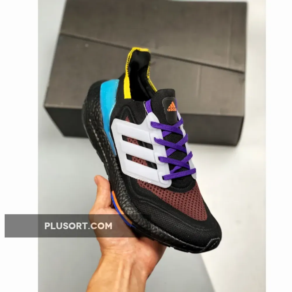 adidas Ultra Boost 2021 Core Black/Cloud White/Pulse Aqua S23870