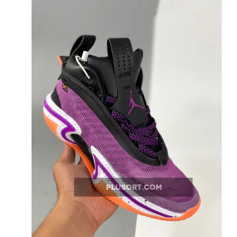 Air Jordan 36 “First Light” Black/White-Bright Mango-Hyper Violet CZ2650-004