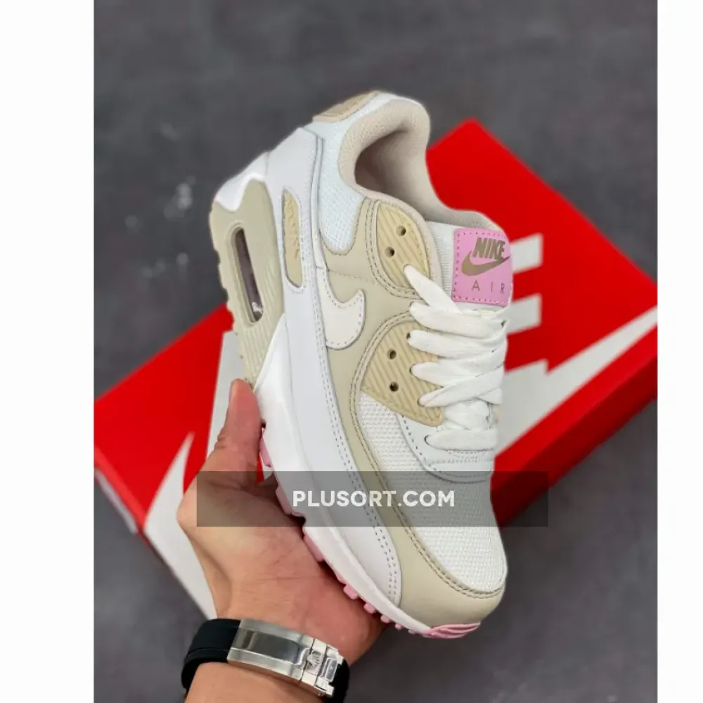 Nike Air Max 90 White/Metallic Red Bronze/Light Orewood Brown CT1873-100