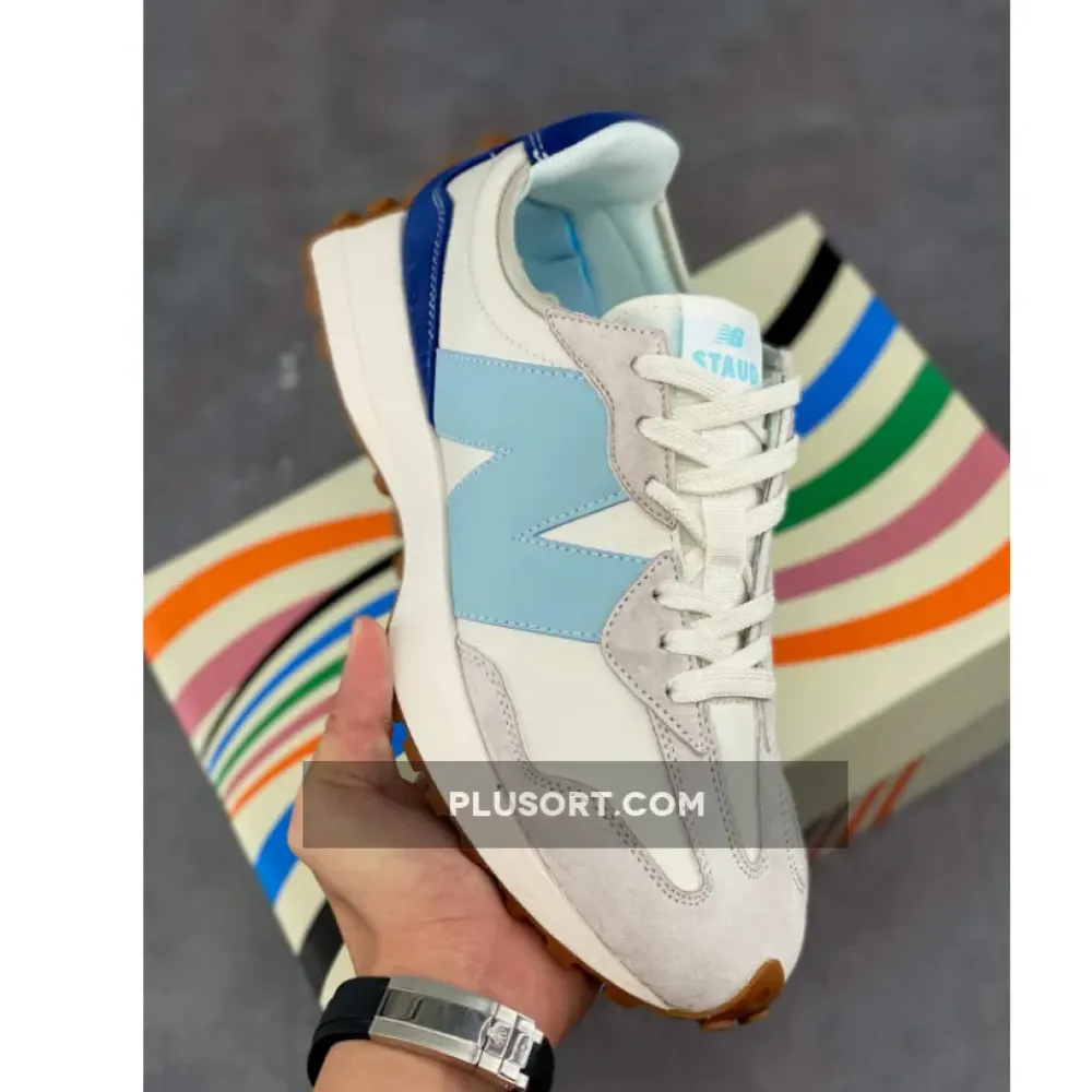 STAUD x New Balance 327 White Grey MS327SZ