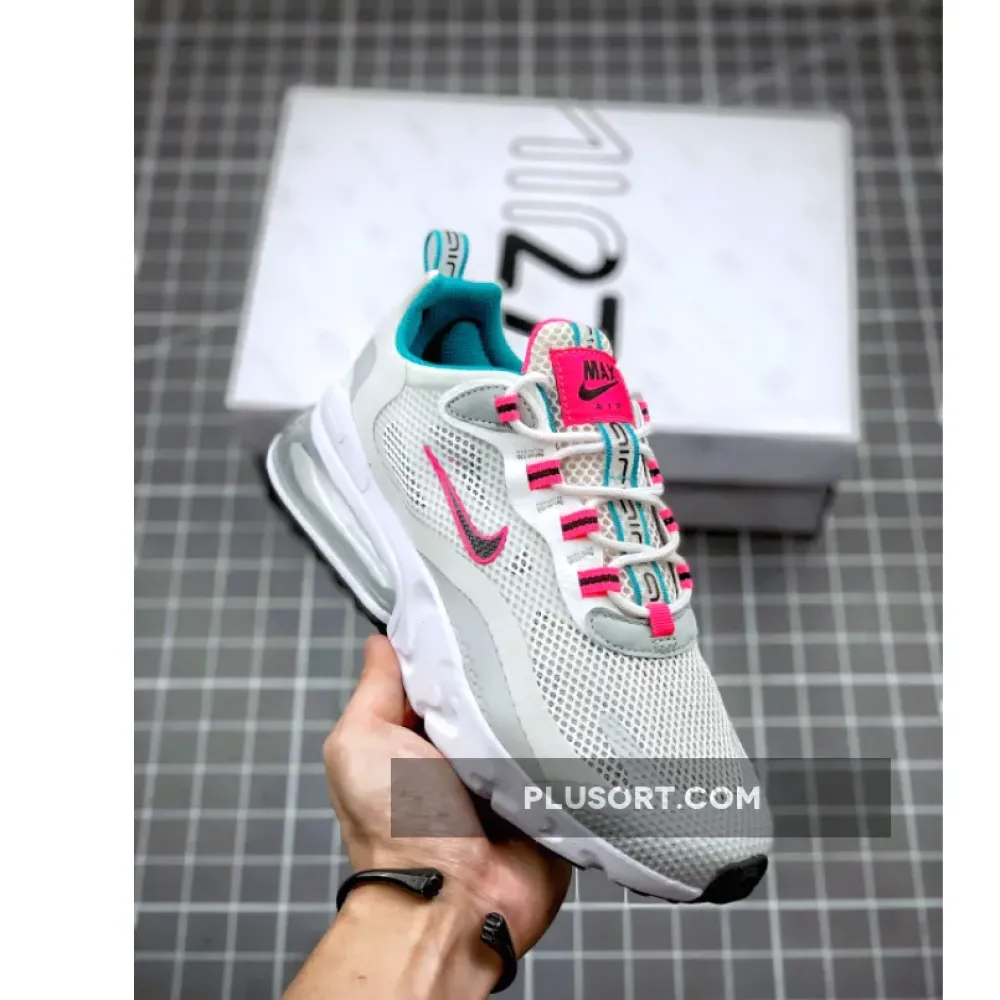 Nike Air Max 270 React White Teal and Pink CZ1612-100