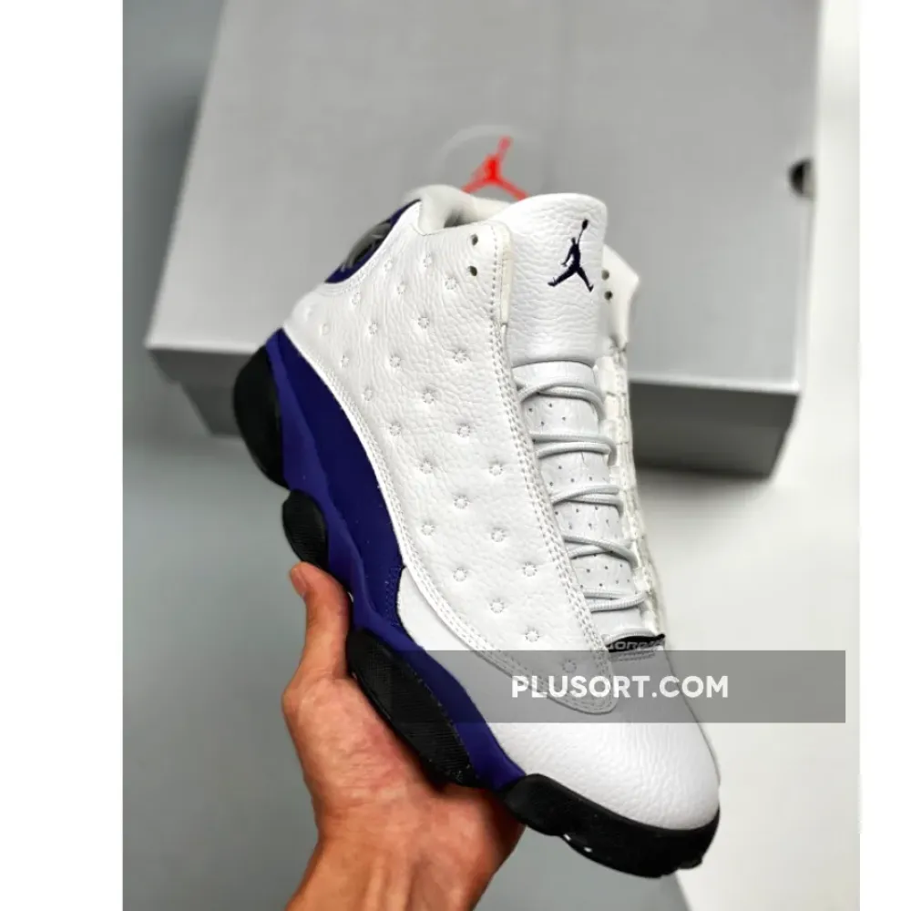 Air Jordan 13 “Lakers” White/Black-Court Purple-University Gold 414571-105