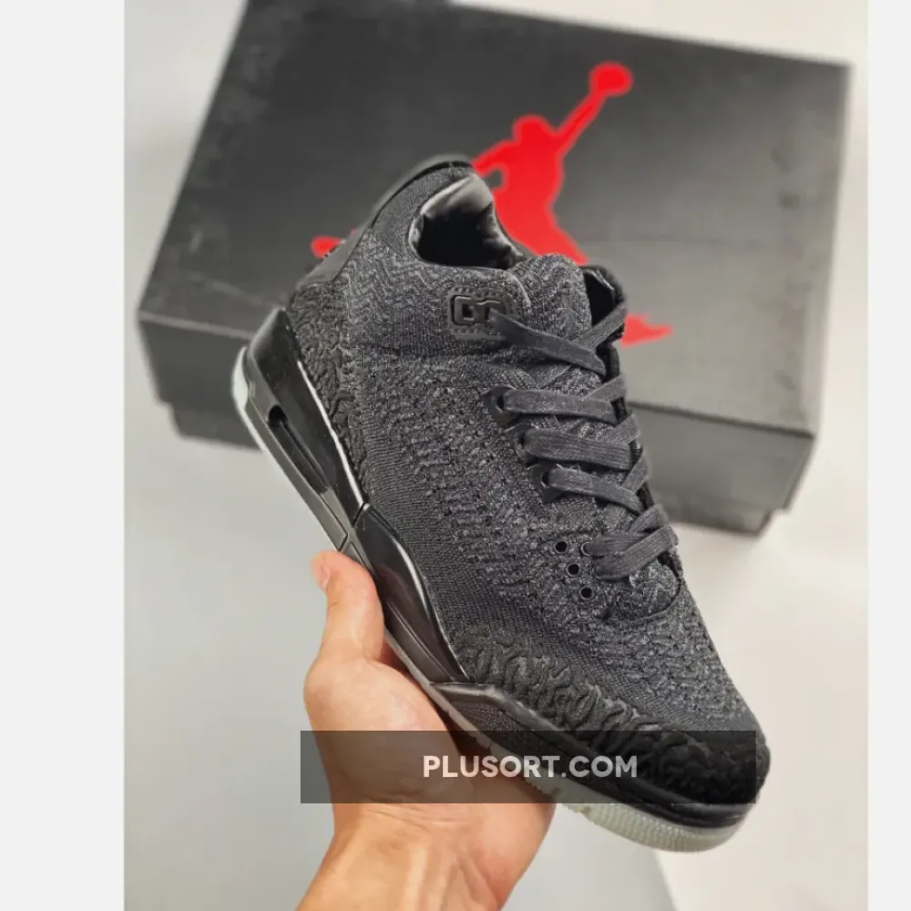 Air Jordan 3 Retro Flyknit Black  AQ1005-001