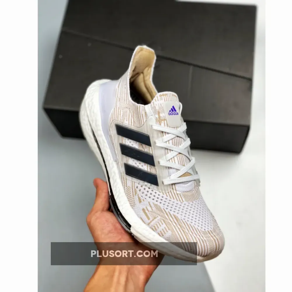 adidas Ultra Boost 2021 Primeblue Non Dyed/Black/Night Flash FY0838