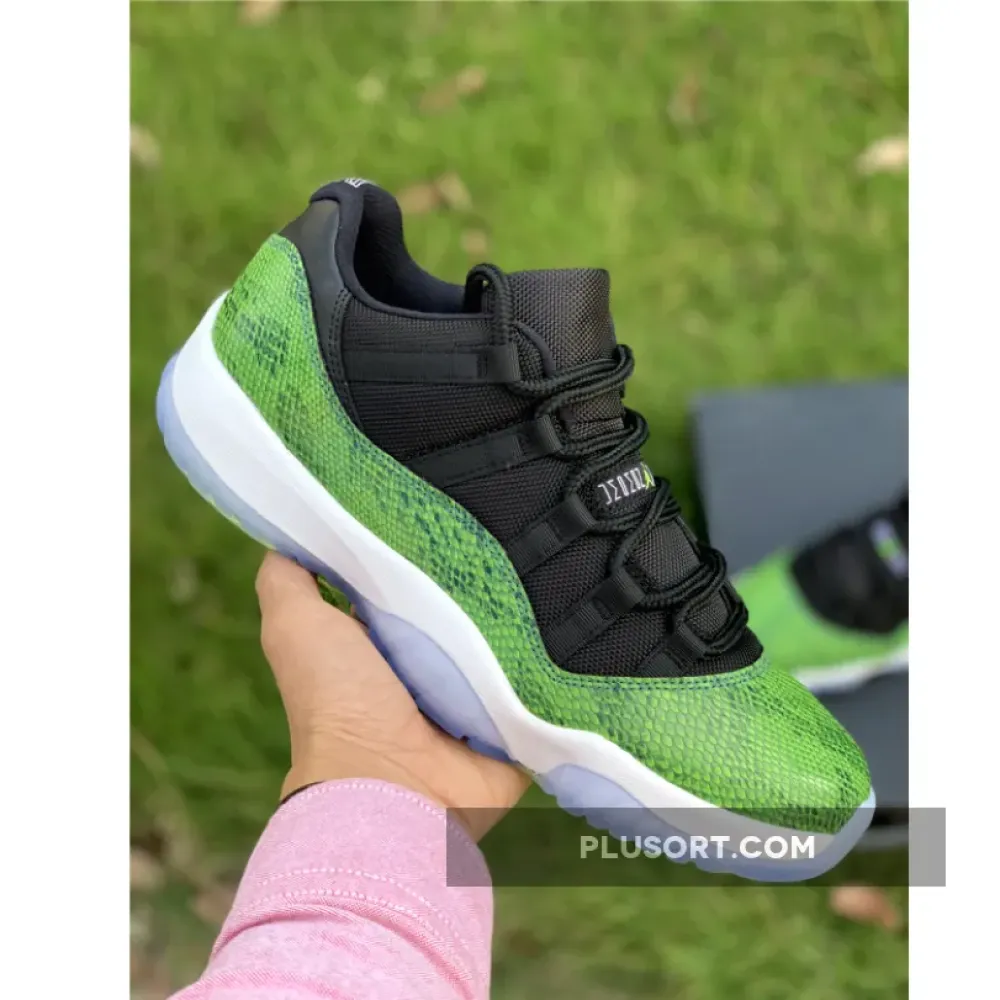 Air Jordan 11 Retro Low Black/Nightshade-White-Volt Ice 528895-033
