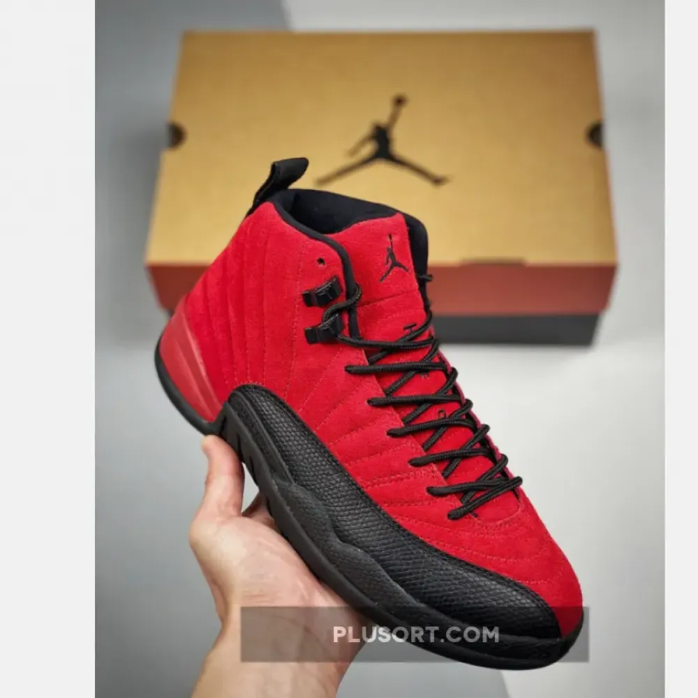 Air Jordan 12 ‘Reverse Flu Game’ Varsity Red/Black CT8013-602