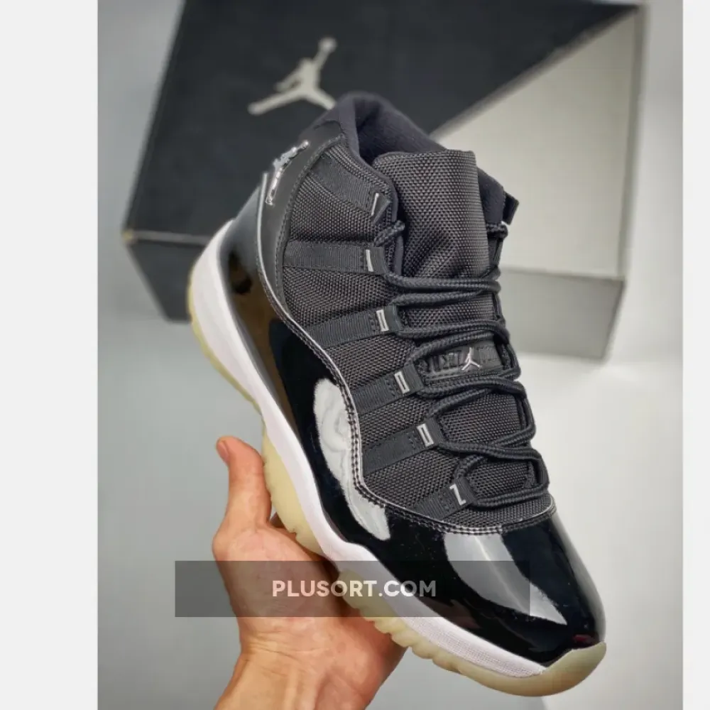 Air Jordan 11 “Jubilee 25th Anniversary” Black/Clear-White-Metallic Silver CT8012-011