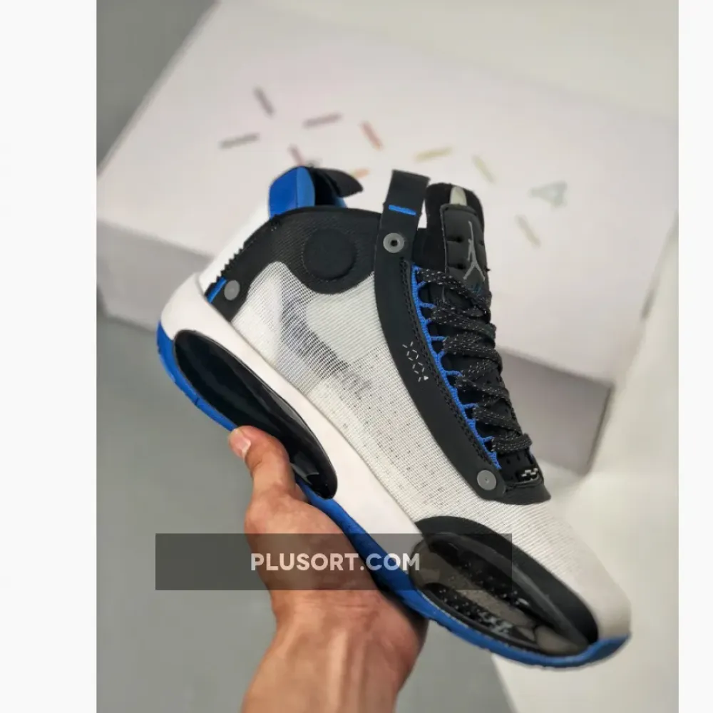 Fragment x Air Jordan 34 White/Royal Blue