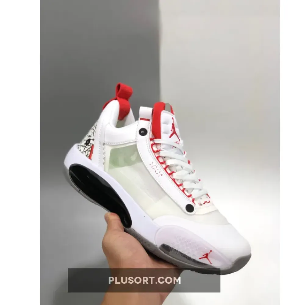 Air Jordan 34 Low “White Cement”  CZ7747-101