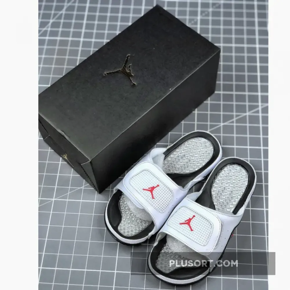 Air Jordan Hydro 13 White Black