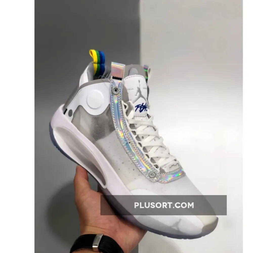Air Jordan 34 “White Iridescent”  AR3240-101