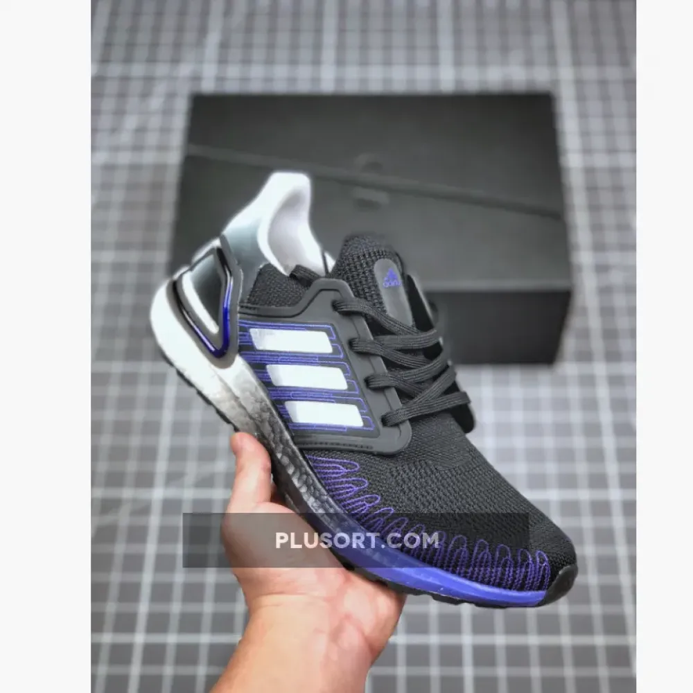 adidas Ultra Boost 20 Black/Silver Metallic/Cloud White FV0033