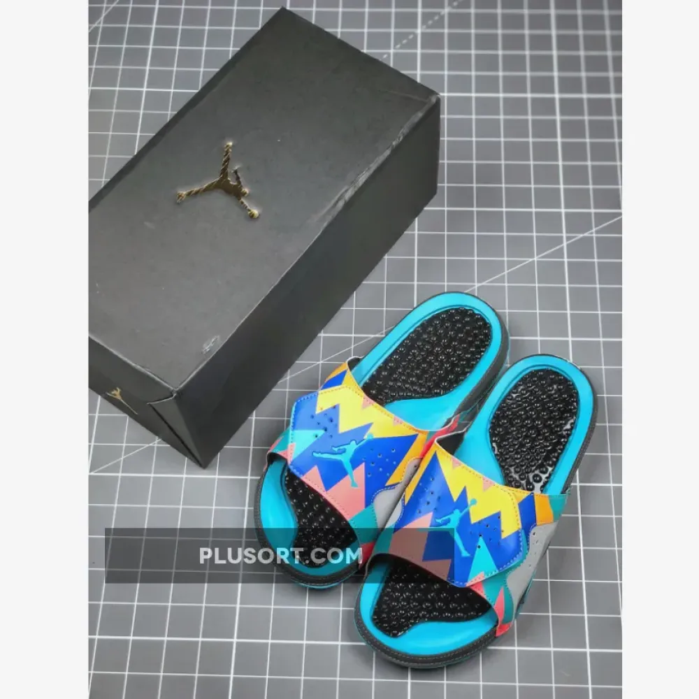 Air Jordan Hydro 5 Blue Multi-Color