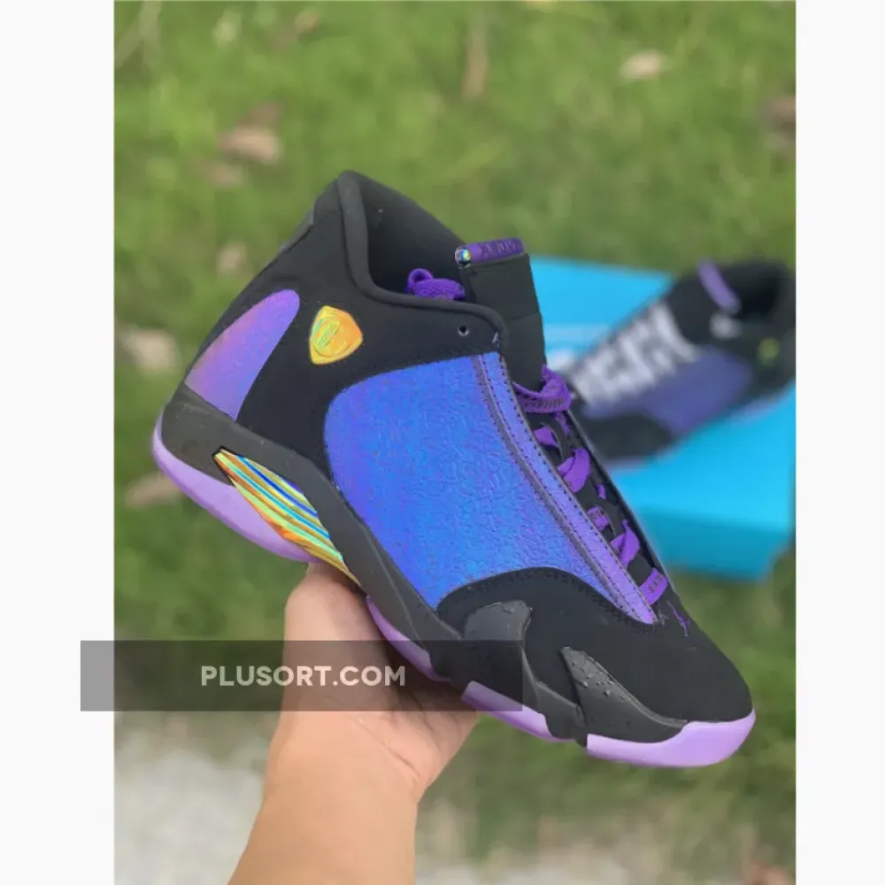Air Jordan 14 “Doernbecher” Black/Court Purple-Multi-Color-White CV2469-001