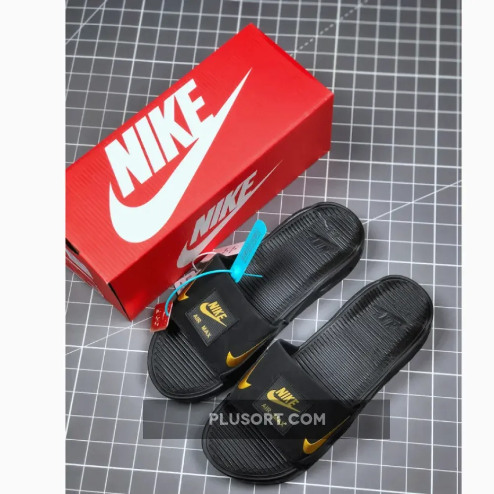 Nike Air Max 90 Slide Black Gold