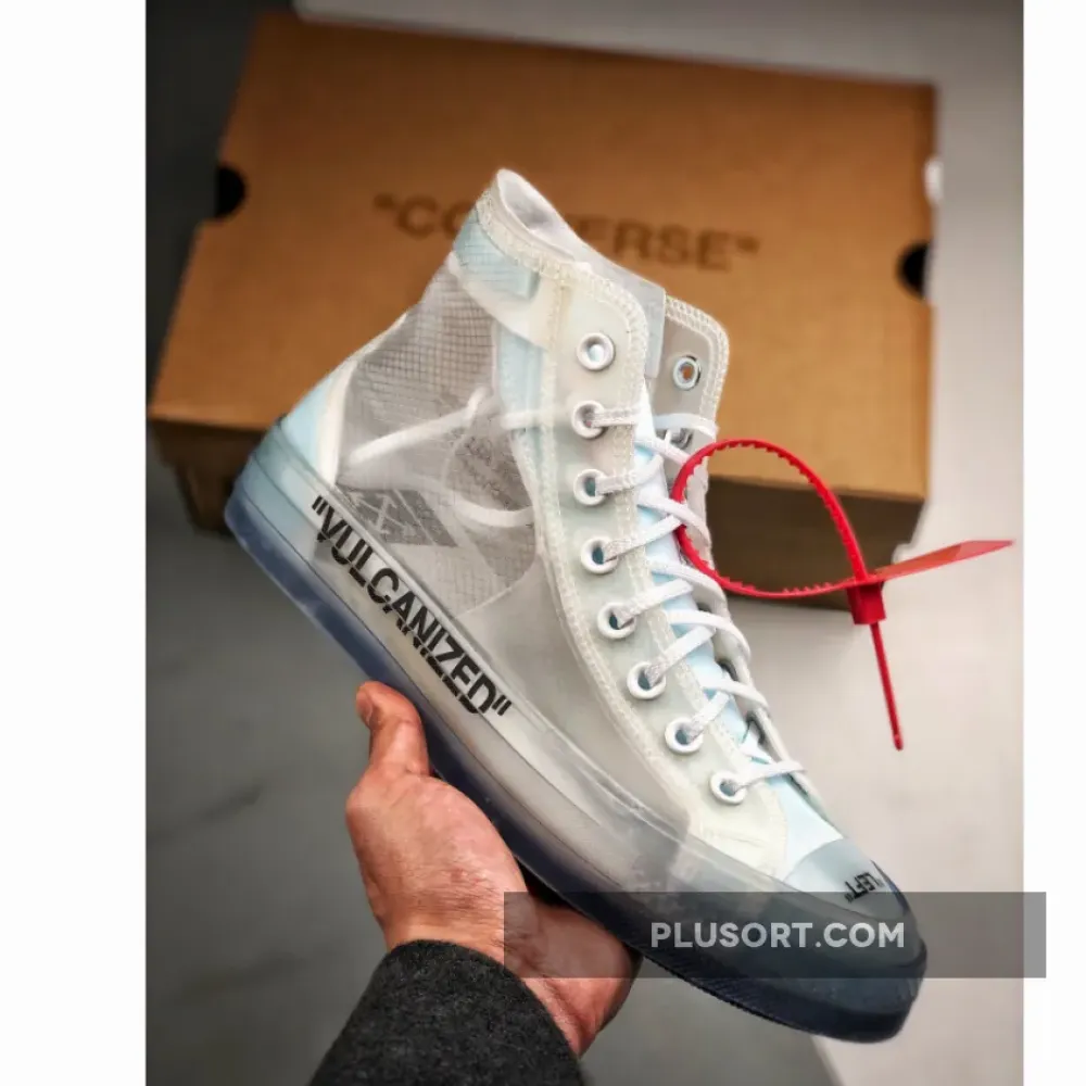 Off Wt x Converse Chuck 70 Clear/White