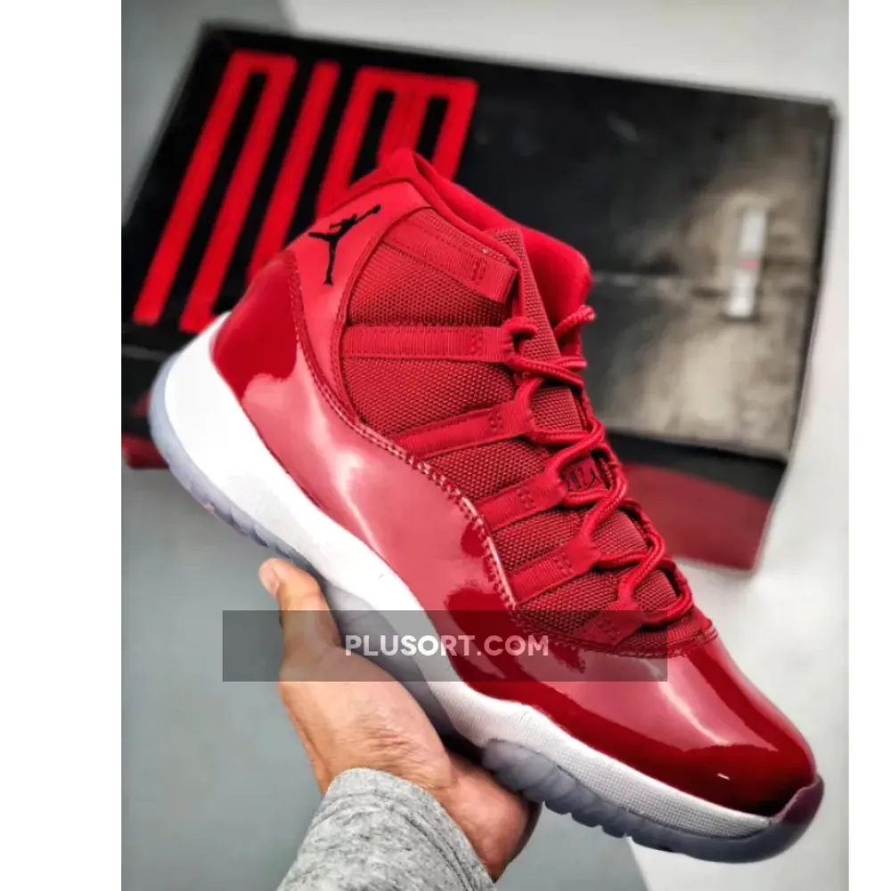 Air Jordan 11 “Win Like 96” Gym Red/White-Black 378037-623