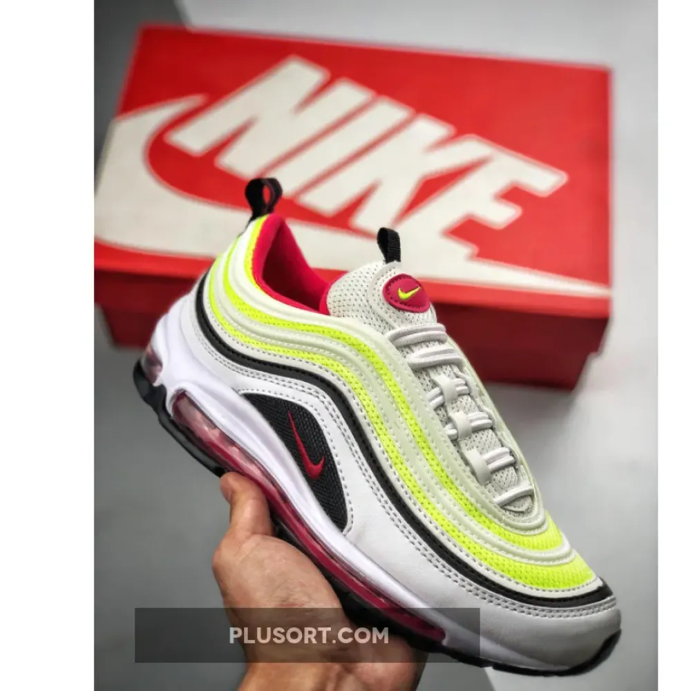 Nike WMNS Air Max 97 White/Rush Pink-Black-Volt CI9871-100
