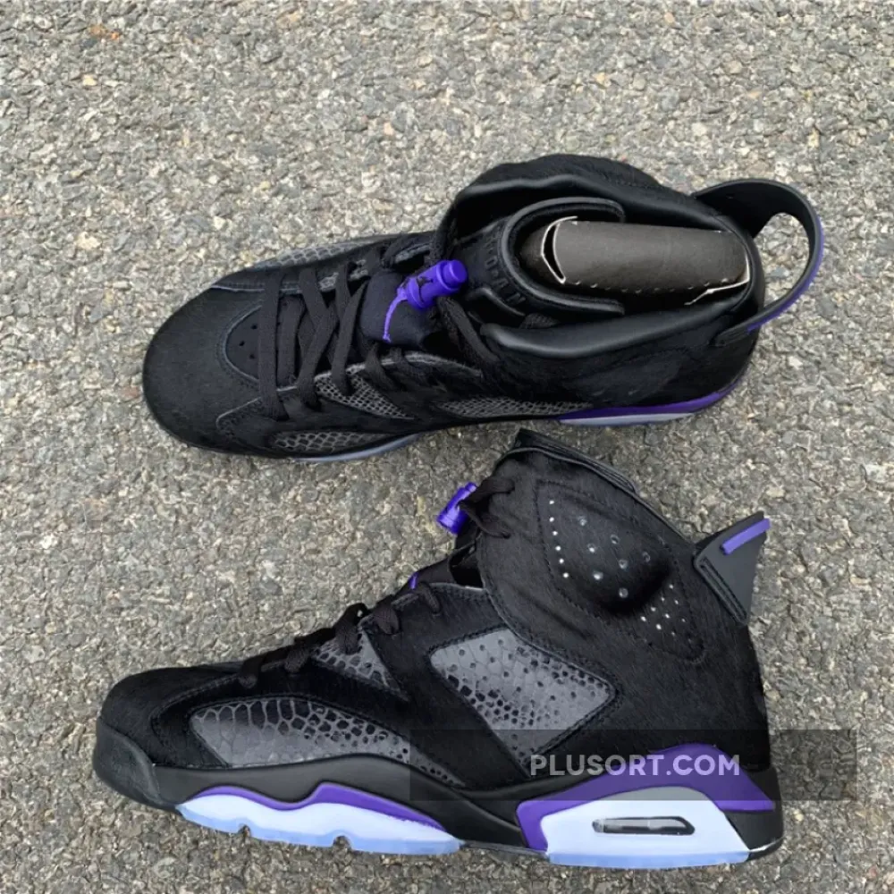 Social Status x Air Jordan 6 Black/Dark Concord AR2257-005