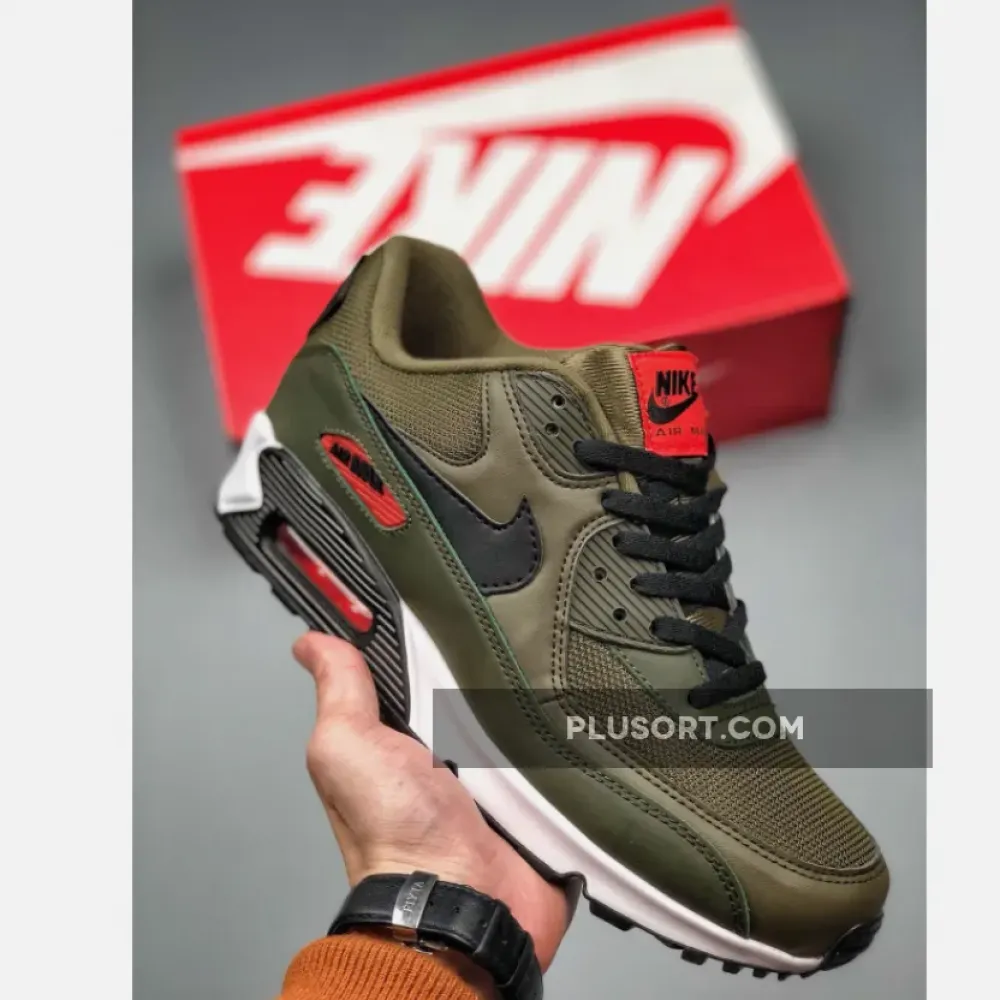 Nike Air Max 90 Essential Khaki Green/Black AJ1285-205