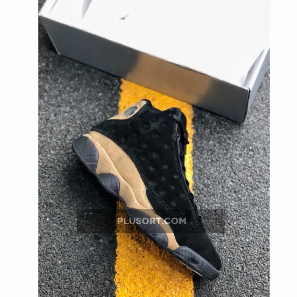 Air Jordan 13 Black/True Red-Light Olive 414571-006