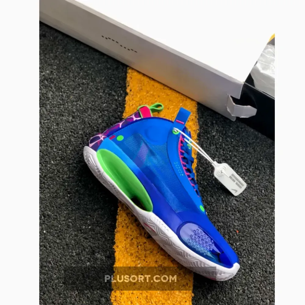 Jayson Tatum’s Air Jordan 34 ‘Blue O’ PE