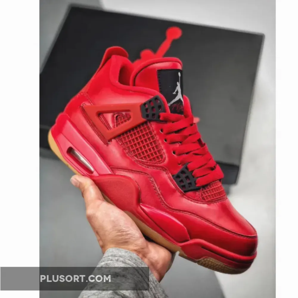 Air Jordan 4 ‘Singles Day’ Fire Red/Summit White-Black AV3914-600