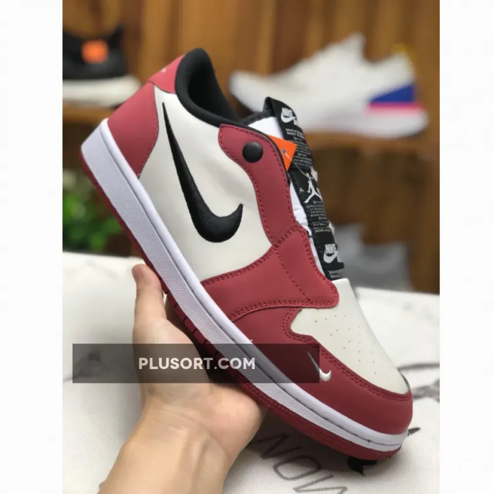 Air Jordan 1 Low Slip WMNS ‘Chicago’ Varsity Red/White-Black BQ8462-601