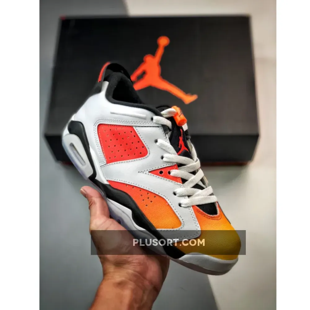 Air Jordan 6 Low Dongdan White/Black-Tour Yellow-Total Orang DC1048-110