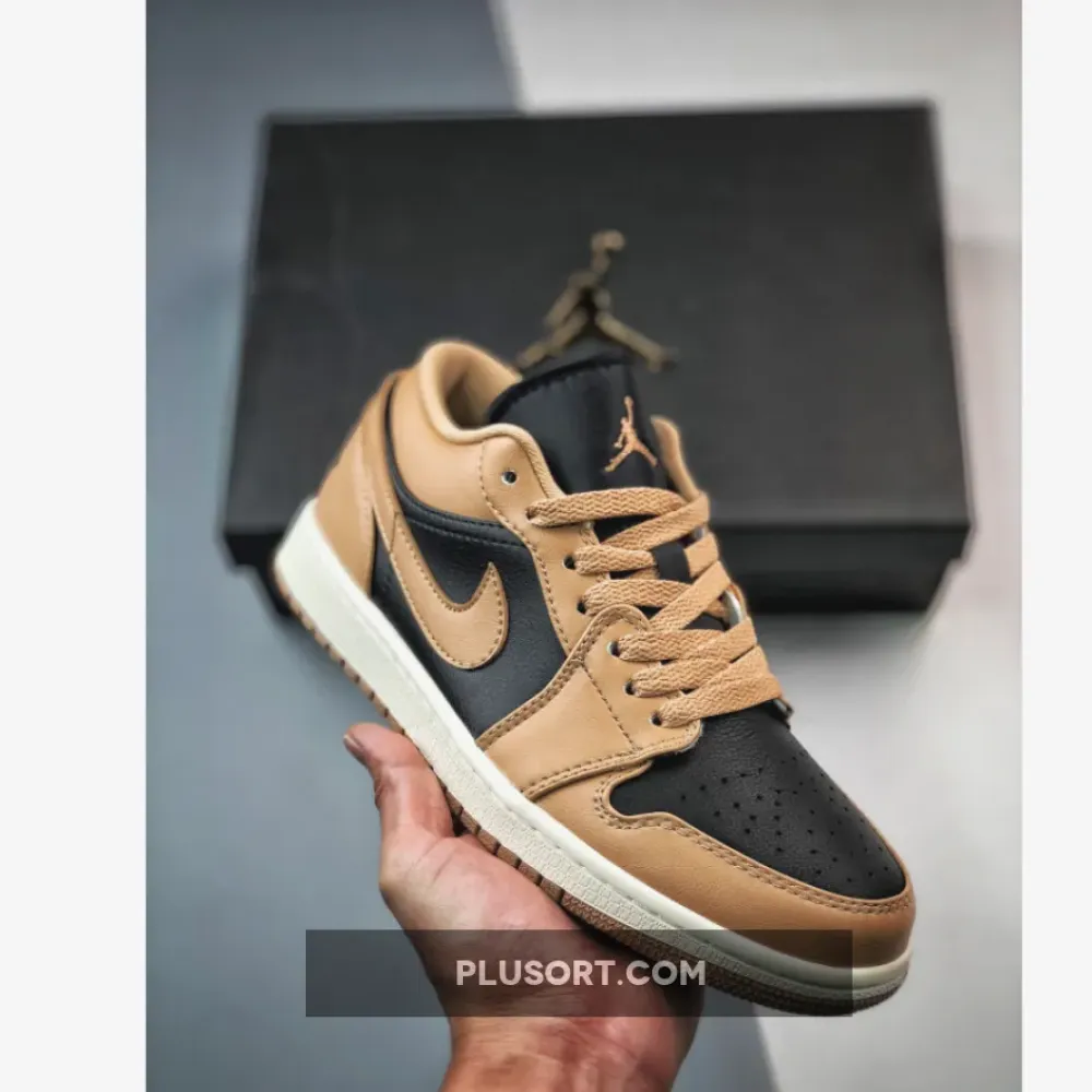 Air Jordan 1 Low Desert/Black-Sail  DV0774-201
