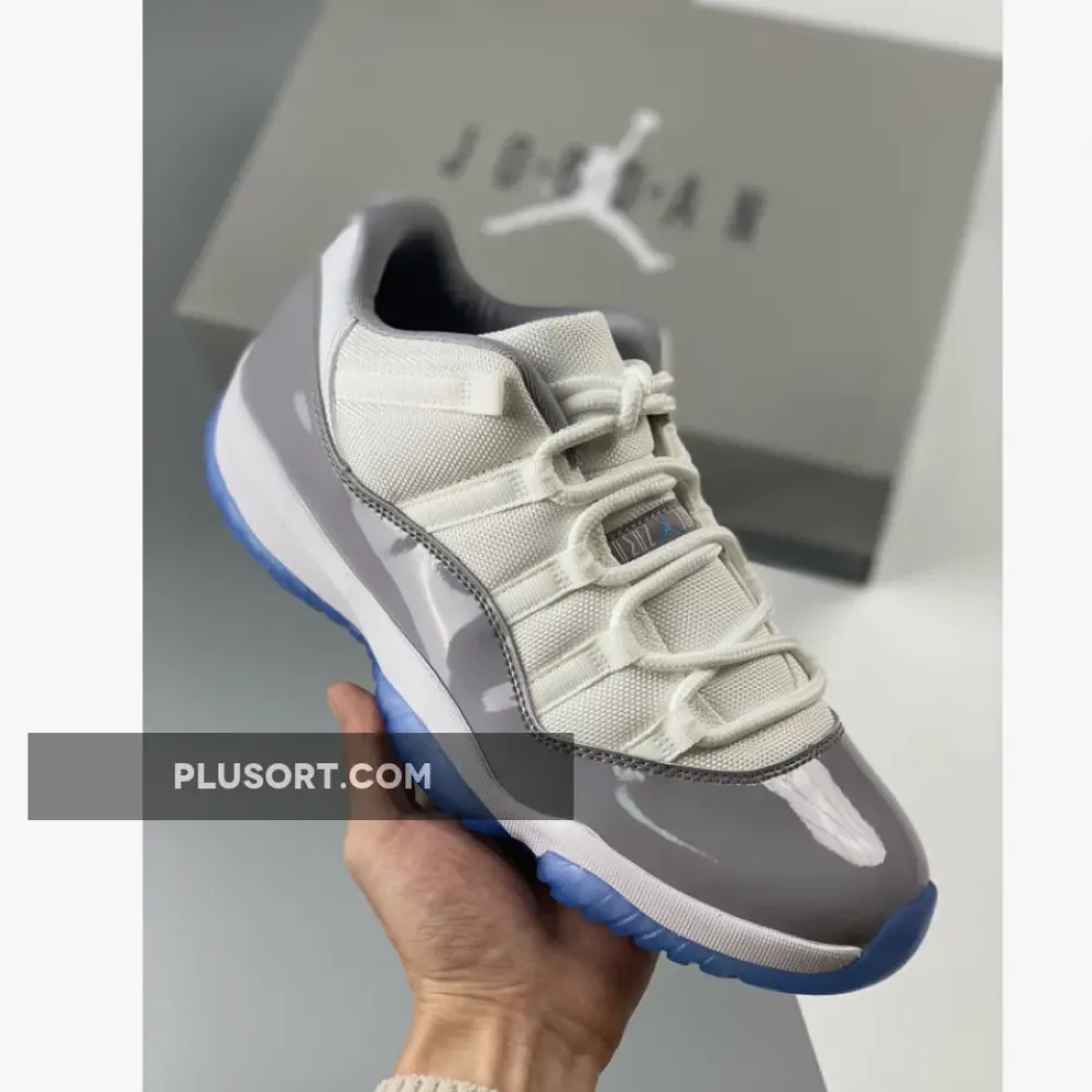 Air Jordan 11 Low White/University Blue/Cement Grey  AV2187-140