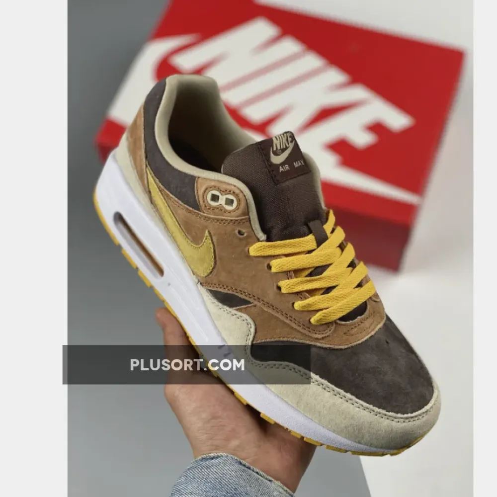 Nike Air Max 1 “Ugly Duckling” Pecan/Yellow Ochre-Brown  DZ0482-200