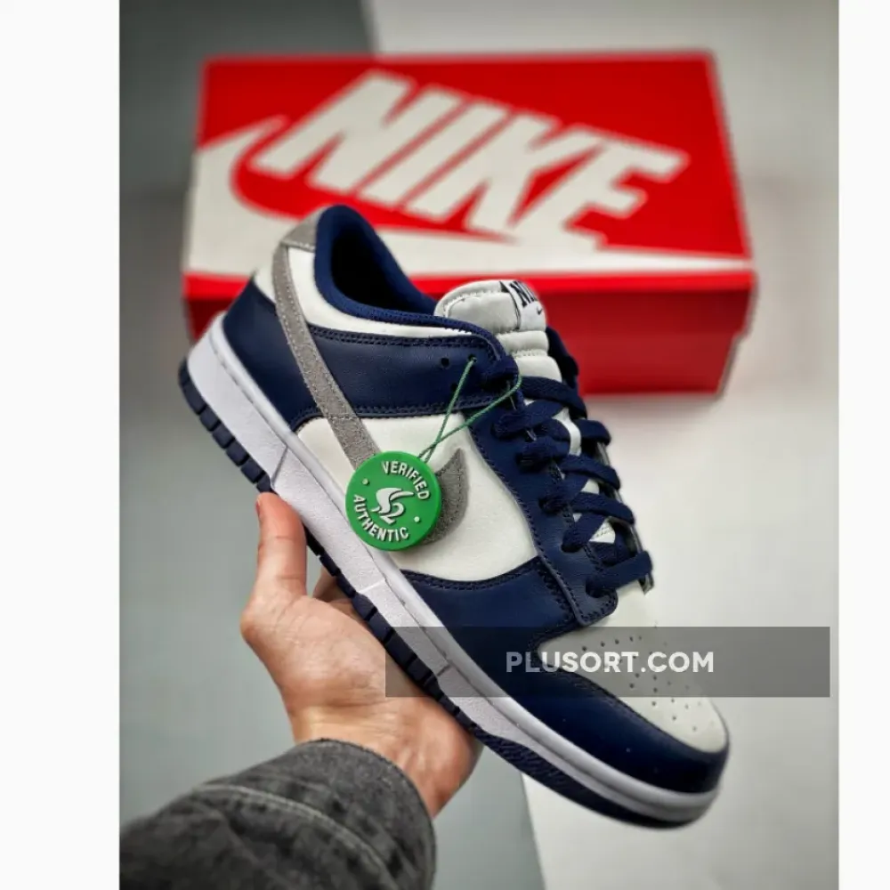 Nike Dunk Low Midnight Navy/Grey-White  FD9749-400