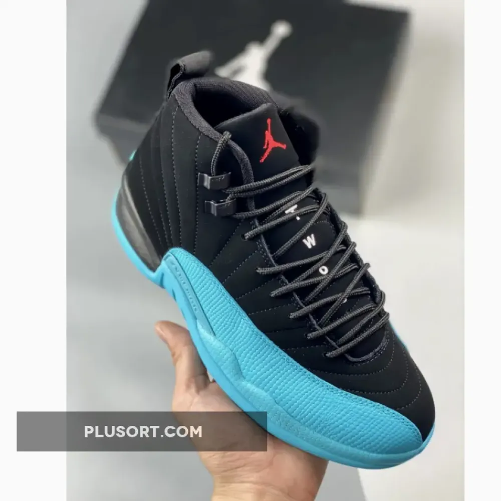Air Jordan 12 Black/Gym Red-Gamma Blue  130690-027