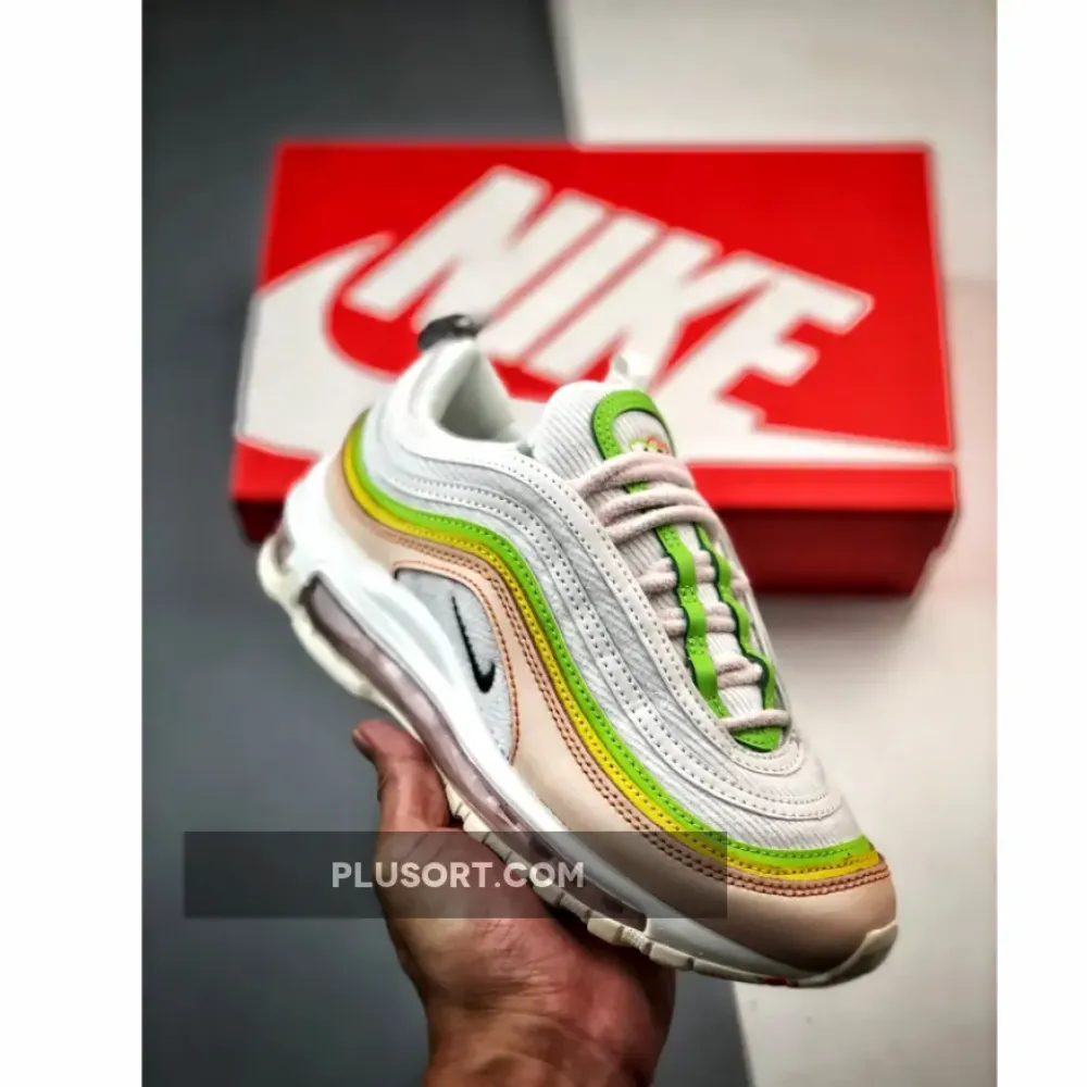 Nike Air Max 97 WMNS ‘Feel Love’ White/Green-Yellow  FD0870-100