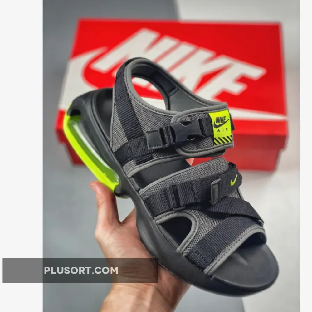 Nike Air Max Sol Sandals Black/Dark Grey/White/Volt  DD9972-004