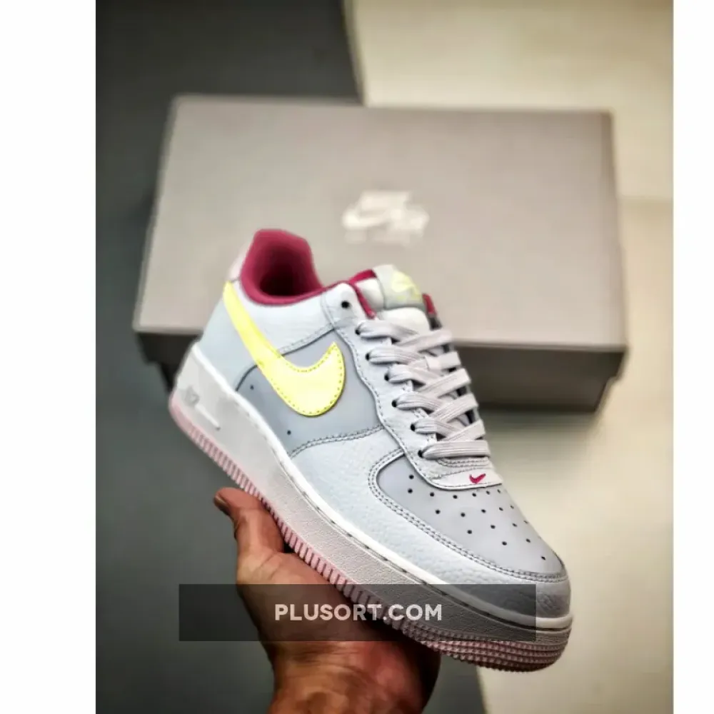 Nike Air Force 1 Low ‘Grey Citron Fuchsia’  DV7762-001