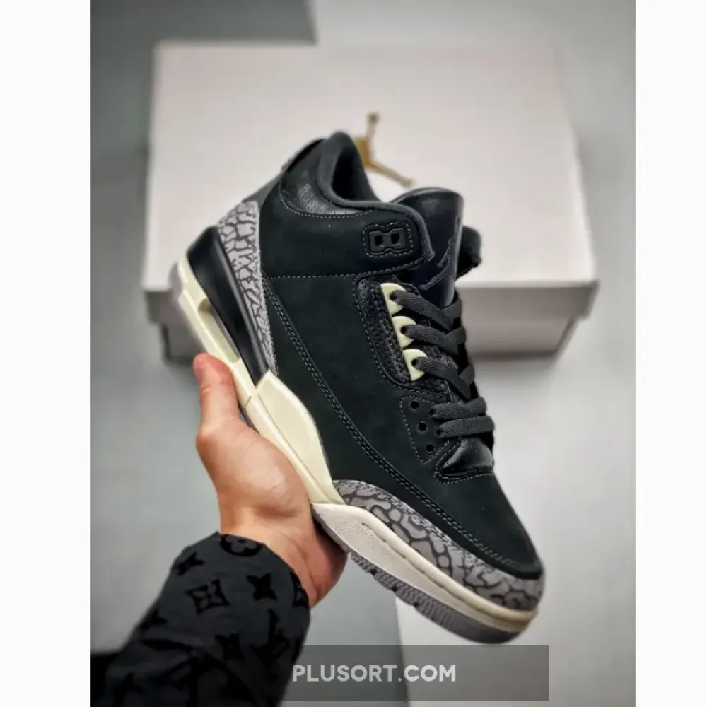 Air Jordan 3 Off Noir/Black-Coconut Milk-Cement Grey CK9246-001