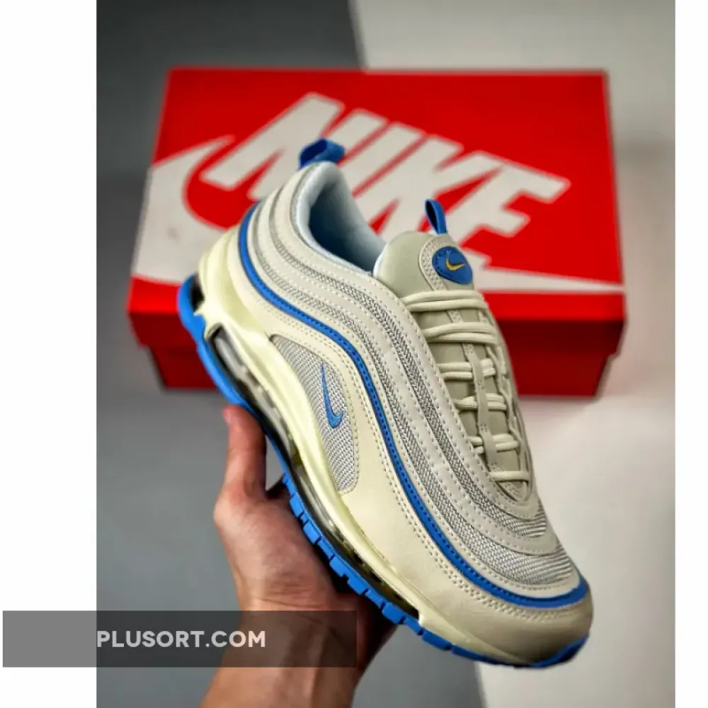 Nike Air Max 97 “Athletic Dept.” Sail University Blue  FN7492-133