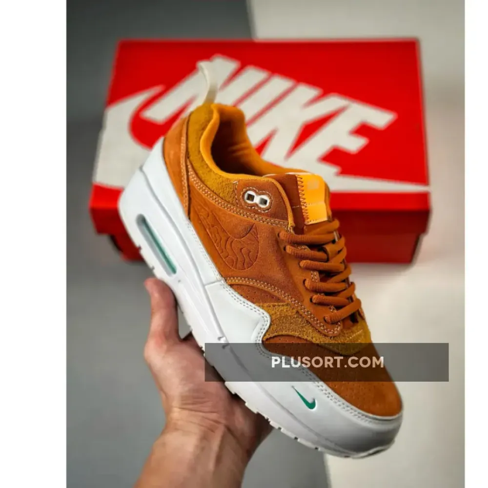 Serena Williams Design Crew x Nike Air Max 1 Monarch/White-Sundial  FQ4298-800