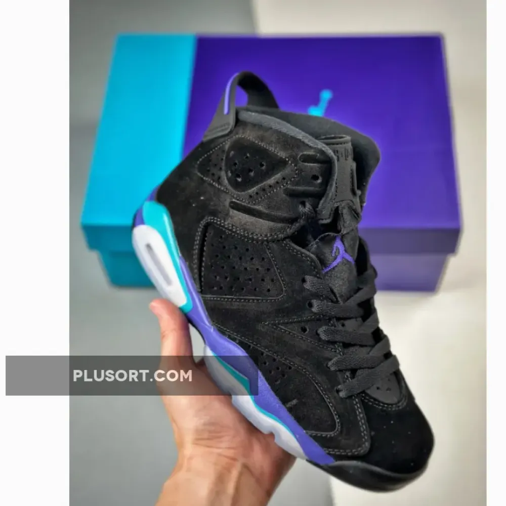 Air Jordan 6 “Aqua” Black/Aquatone-Bright Concord  CT8529-004